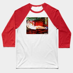 Lounge lady 8 Baseball T-Shirt